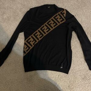 FENDI Black Knit Sweater